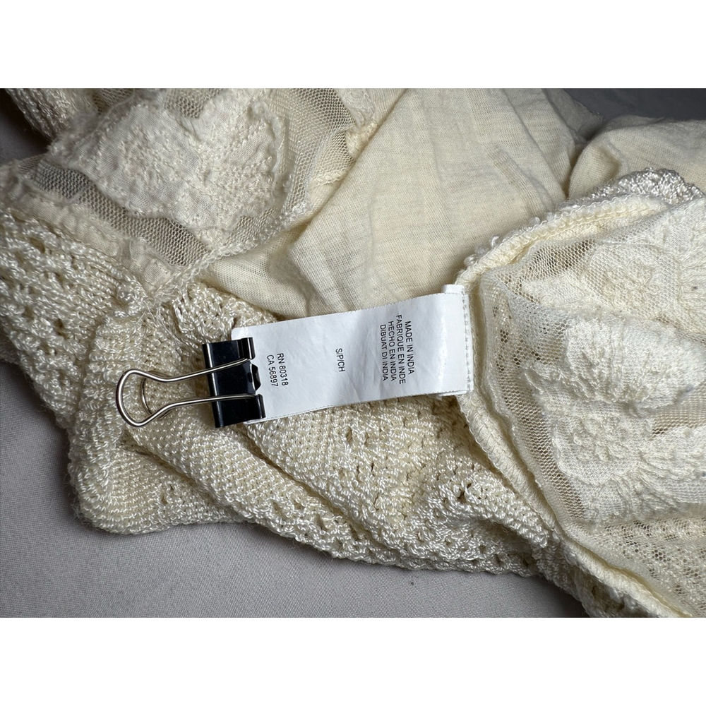 Women's Lucky Brand Top Size S Cream - Picture 4 of 5